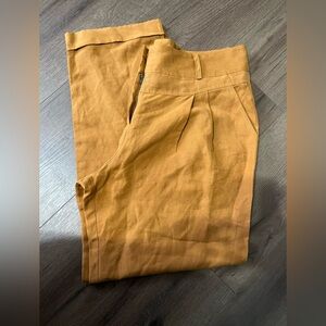 Mara Hoffman pleated linen trouser